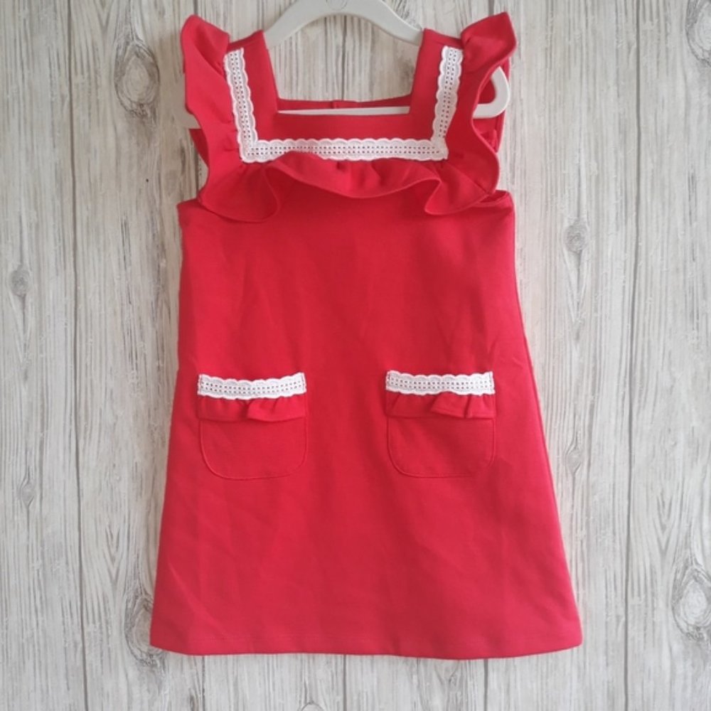 Janie and Jack Flower Island Dress Size 4 NWT